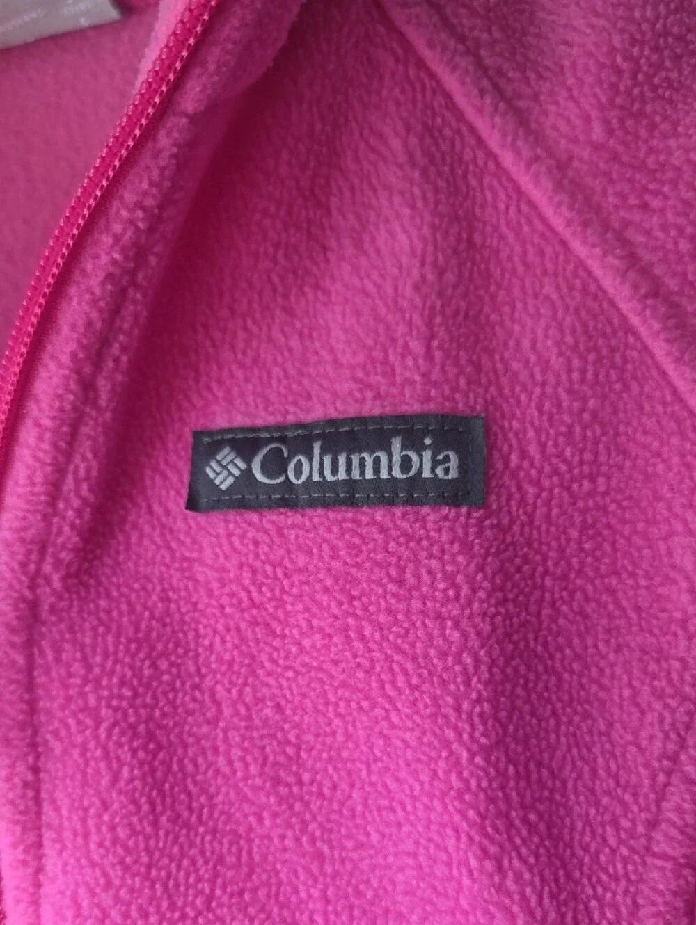Columbia Kids Pink Full-Zip Fleece Jacket